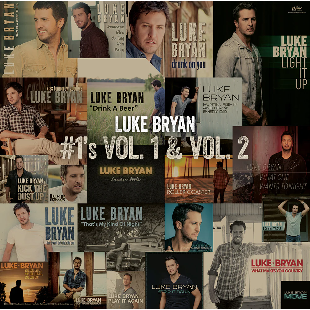 Luke Bryan - #1’s Vol. 1 & Vol. 2 (2CD) - Image 2