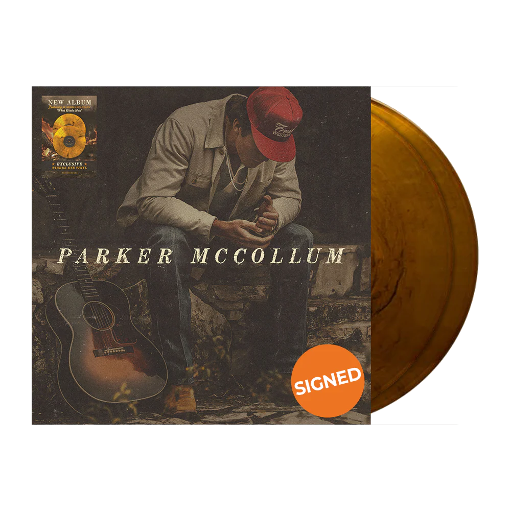 Parker McCollum (2LP-Vinyl-Tiger Eye-Signed-Black Hat Art Card)
